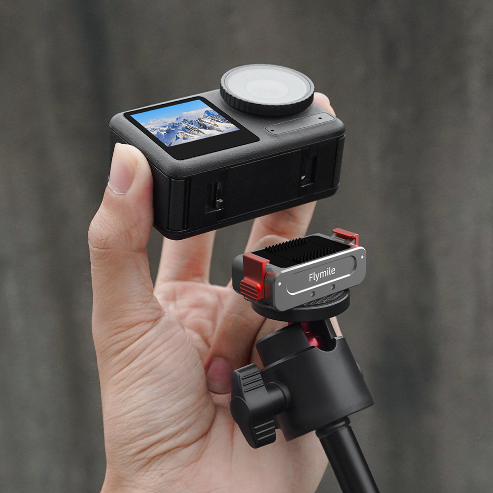 For DJI Action 5 Pro Magnetic Adapter Foldable Quick-release Plate 1/4 Thread Universal Port For DJI OSMO Nano/360/Action5 4 3