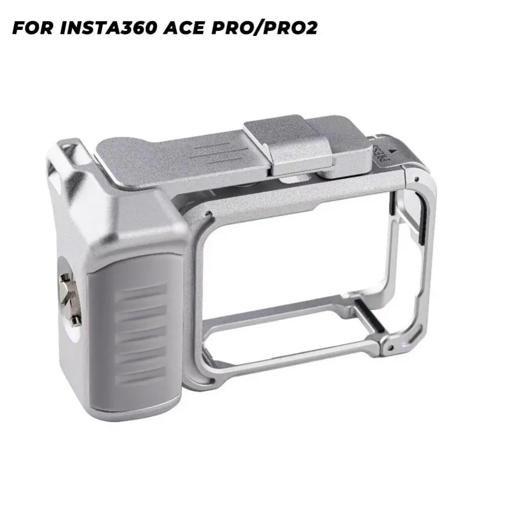 For Insta360 Ace Pro 2/Ace Pro Grip Kit Camera Metal Frame Case Bunlle With Lens Cap For Insta 360 Ace Pro2/Ace pro Accessories