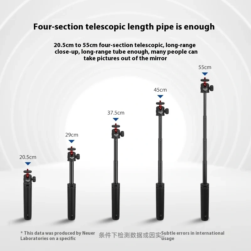 New NEEWER TP45 Tripod Portable Selfie Stick Custom Phone Tripod Stand For Smartphone Mirrorless Camera Sports Camera