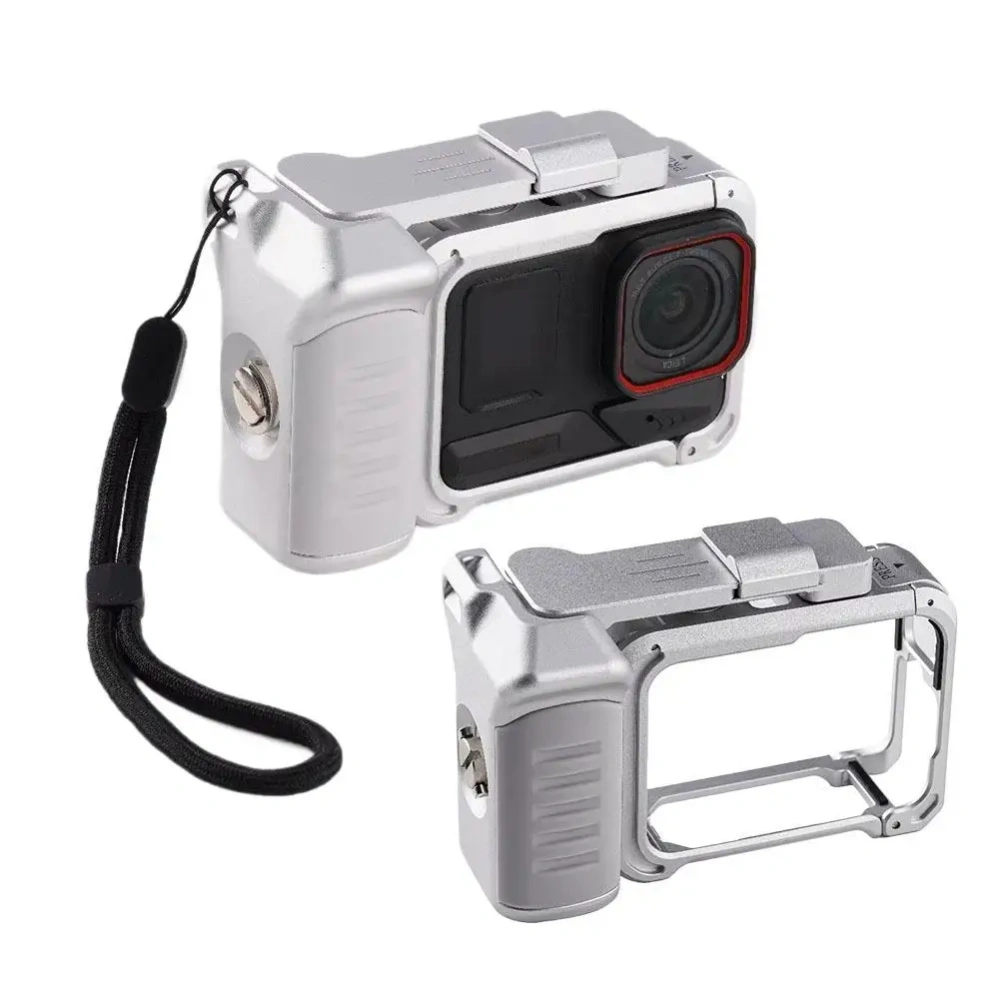 For Insta360 Ace Pro 2/Ace Pro Grip Kit Camera Metal Frame Case Bunlle With Lens Cap For Insta 360 Ace Pro2/Ace pro Accessories