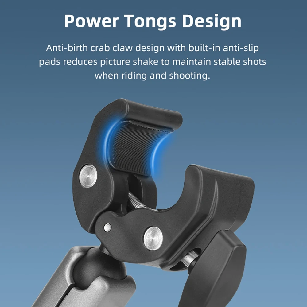 Flymile Bicycle Motorcycle Handlebar Mount Holder For Gopro Hero 8 7 6 5 4 Action Camera 360 Degree Adjustable Metal Bracket