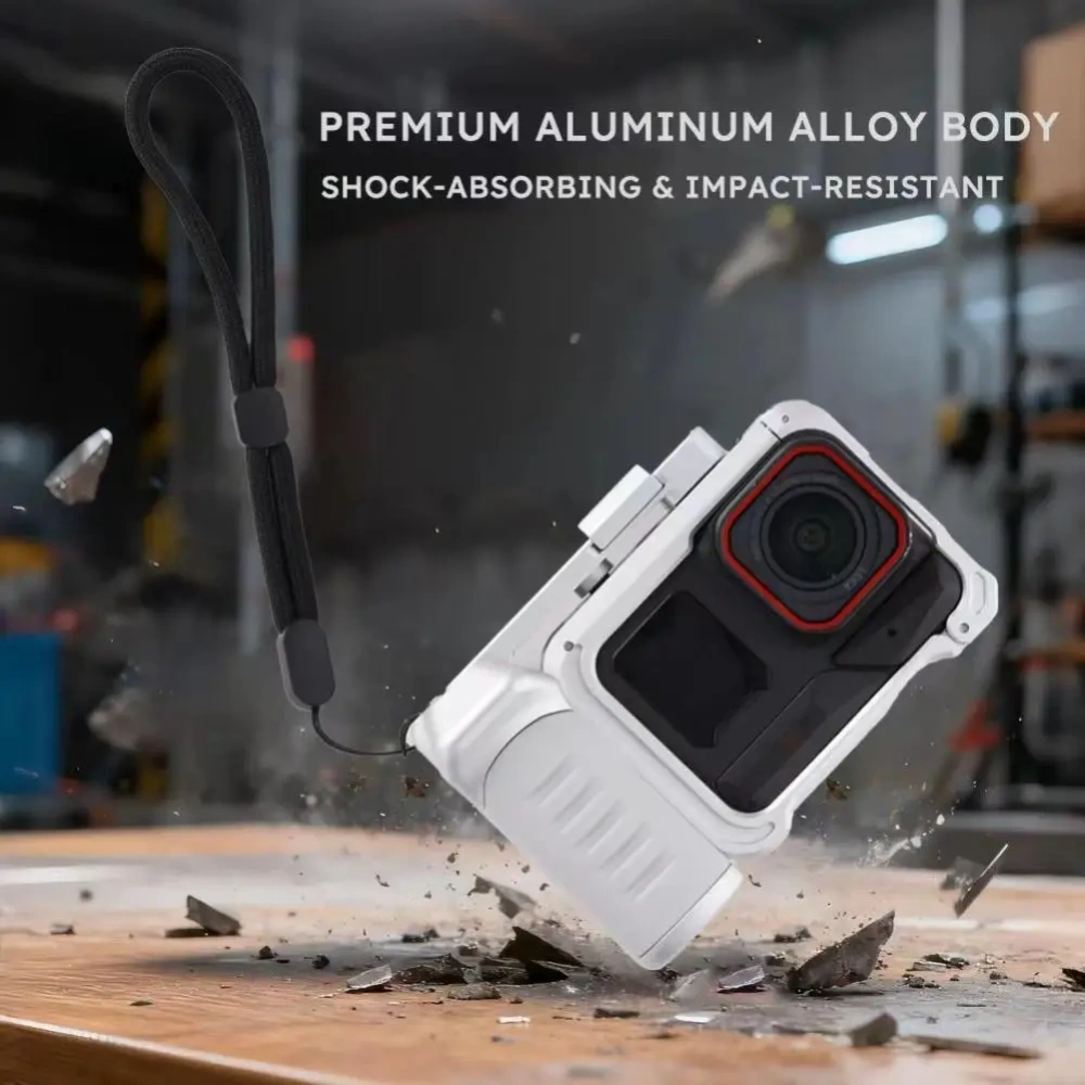 For Insta360 Ace Pro 2/Ace Pro Grip Kit Camera Metal Frame Case Bunlle With Lens Cap For Insta 360 Ace Pro2/Ace pro Accessories