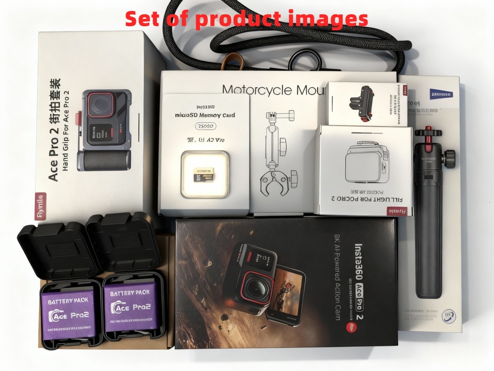 Inst 360 Ace Pro 2 Action Camera Dual Battery 8K 30FPS Lei Ca AI Chip 2.5'' Flip Touchscreen HDR FlowState Stabilization AcePro2