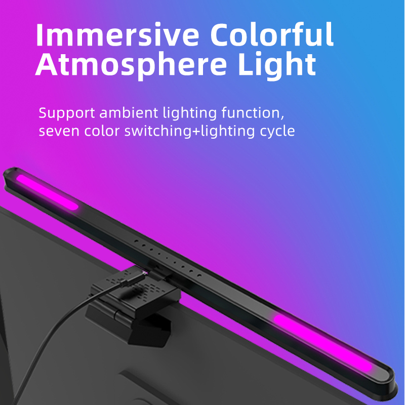 301SU5  LED PC Monitor Touch Screen Lamp Warm Light Lighting Bar Dimmable Laptop/Computer Mounted Light Strip Eye Protection