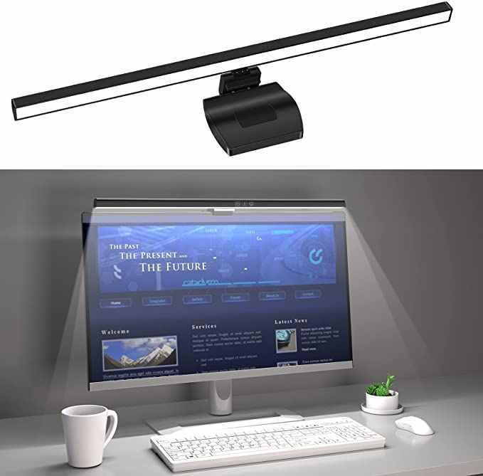 TB-301S LED PC Monitor Touch Screen Lamp Warm Light Lighting Bar Dimmable Laptop/Computer Mounted Light Strip Eye Protection