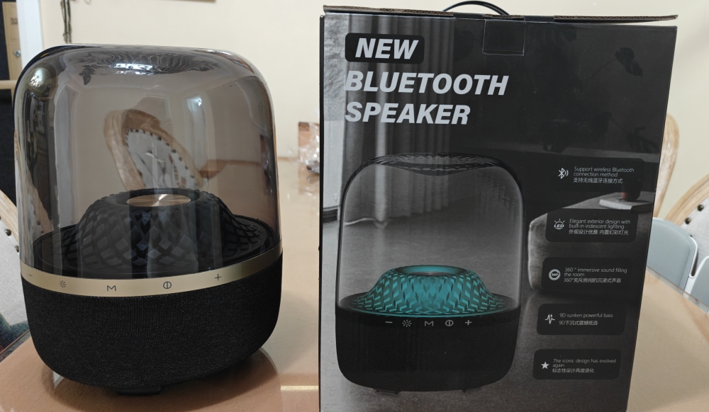 DIY High-Quality Audio: Crystal Glass Bluetooth Speaker with Great Value Beyond hd