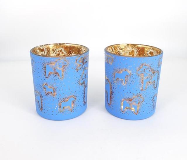 GLASS CANDLE HOLDER