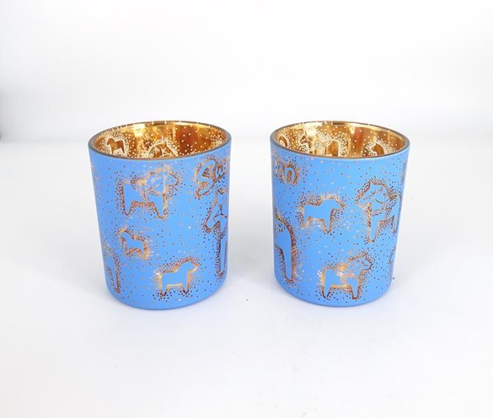 GLASS CANDLE HOLDER