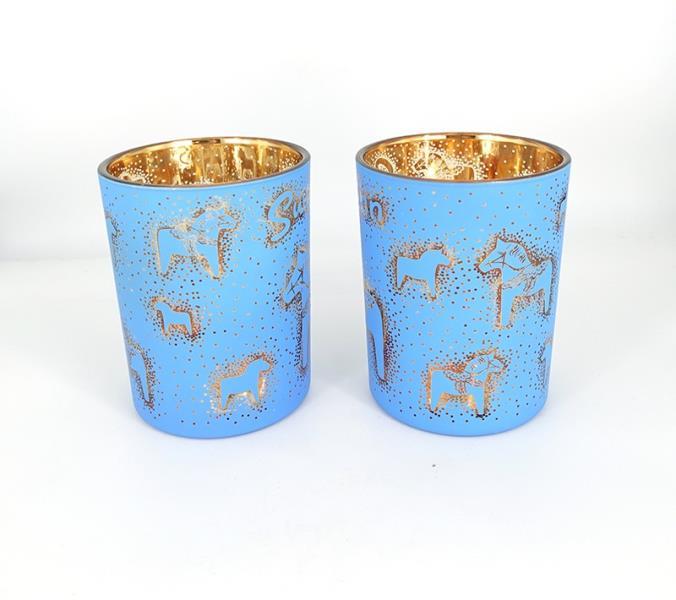 GLASS CANDLE HOLDER