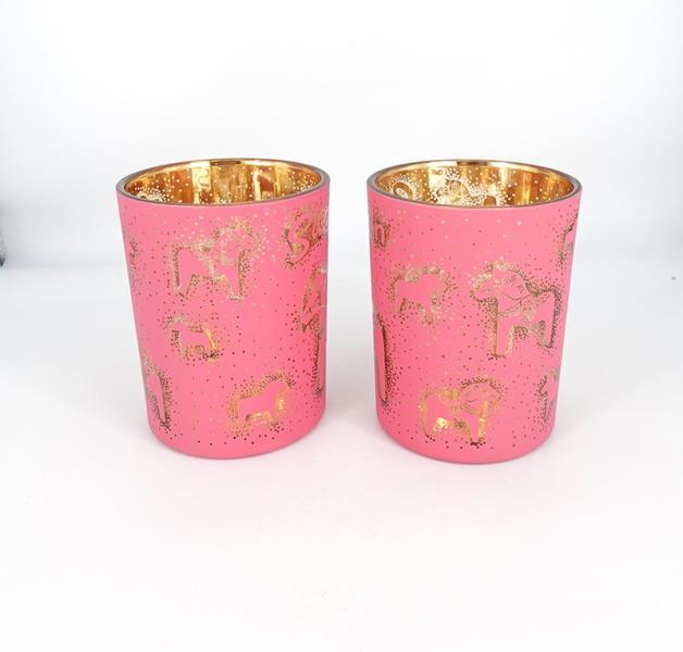 GLASS CANDLE HOLDER