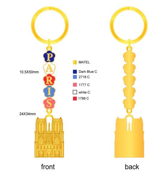 ZINC ALLOY KEYCHAIN