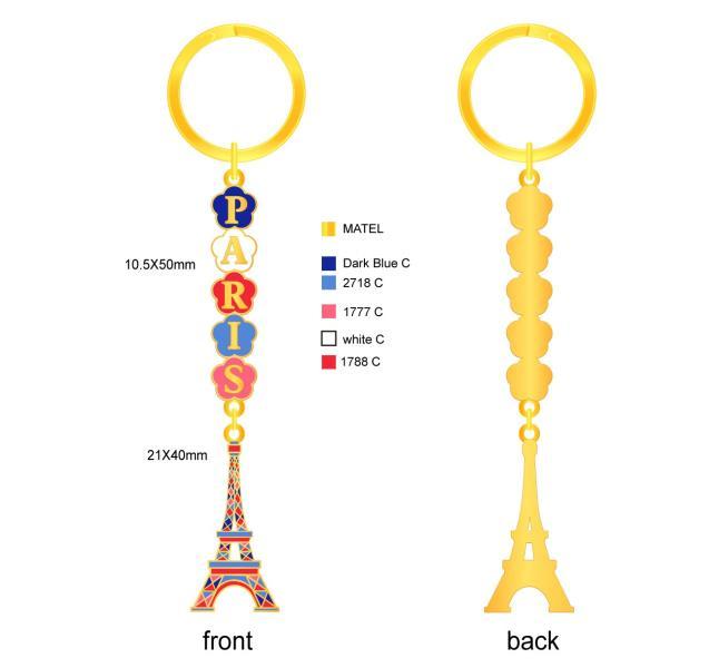 ZINC ALLOY KEYCHAIN