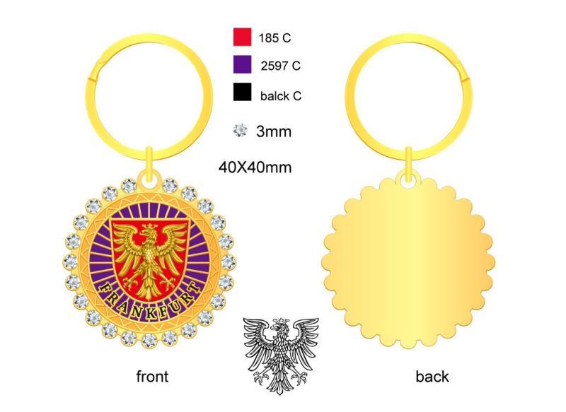 ZINC ALLOY KEYCHAIN