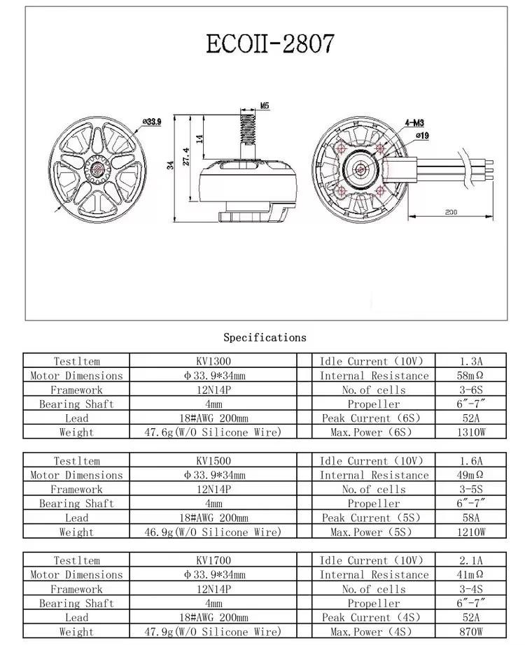 FPV Brushless Motor