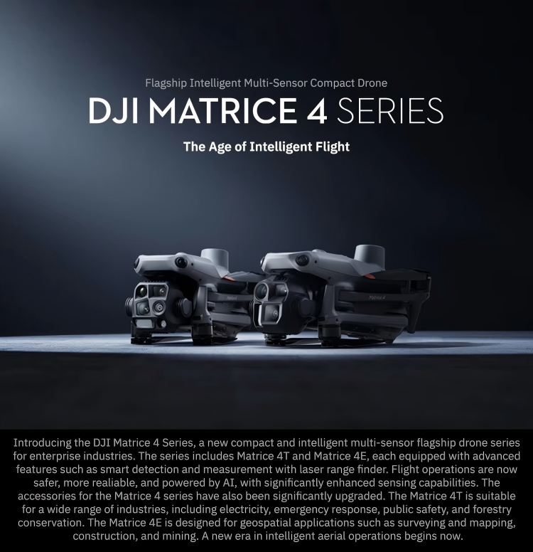 DJI Matrice 4 Series 4T Multispectral Drone