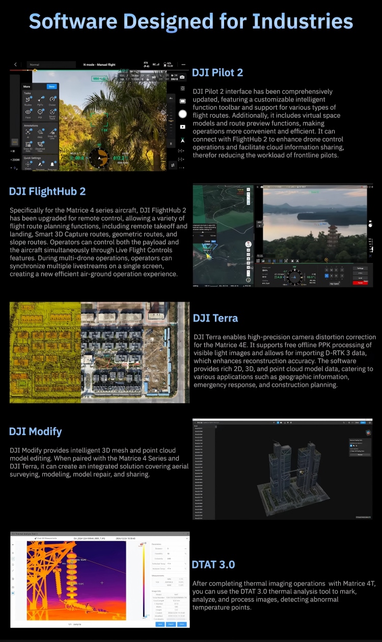 DJI Matrice 4 Series 4T Multispectral Drone