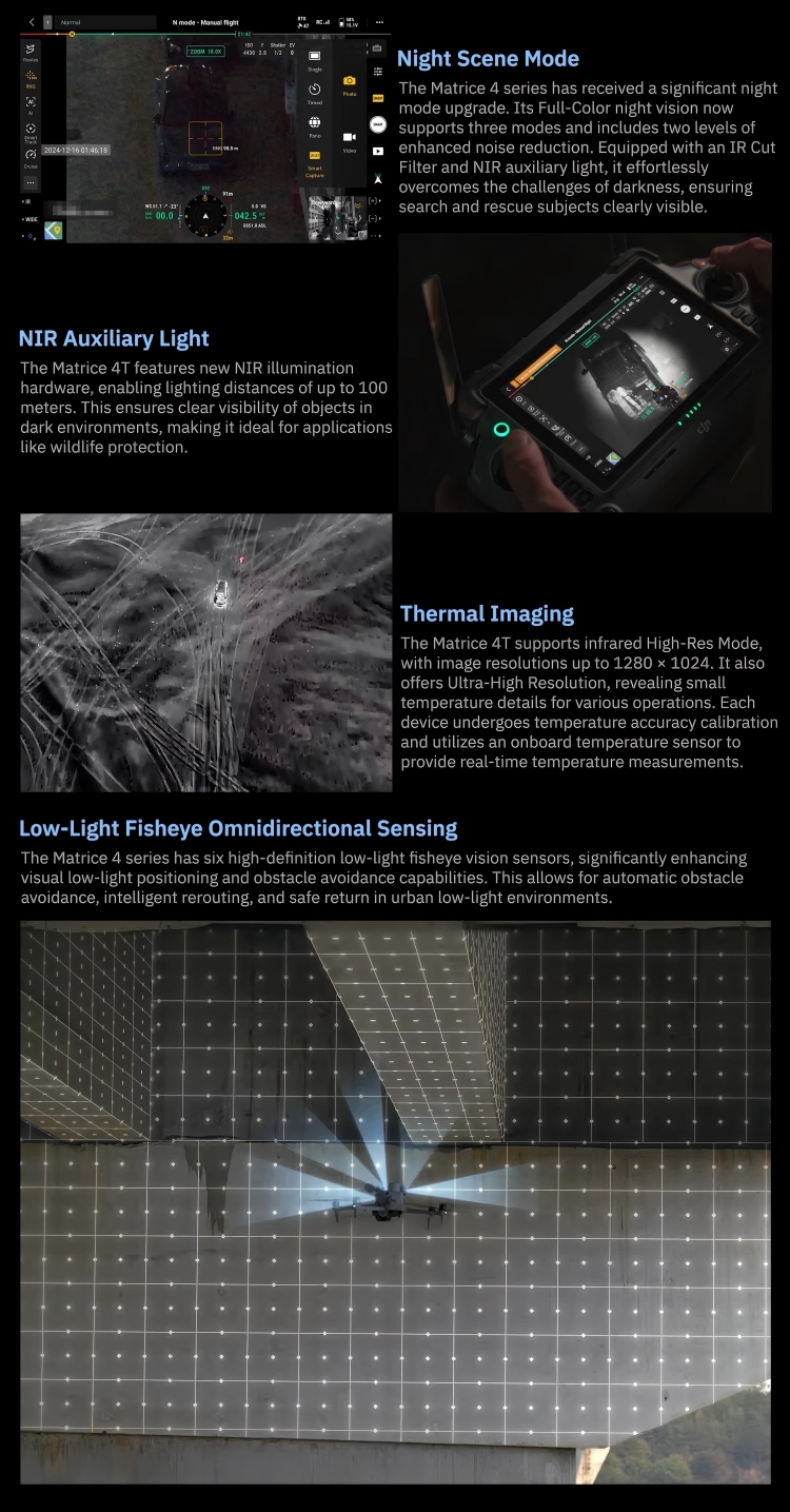 DJI Matrice 4 Series 4T Multispectral Drone