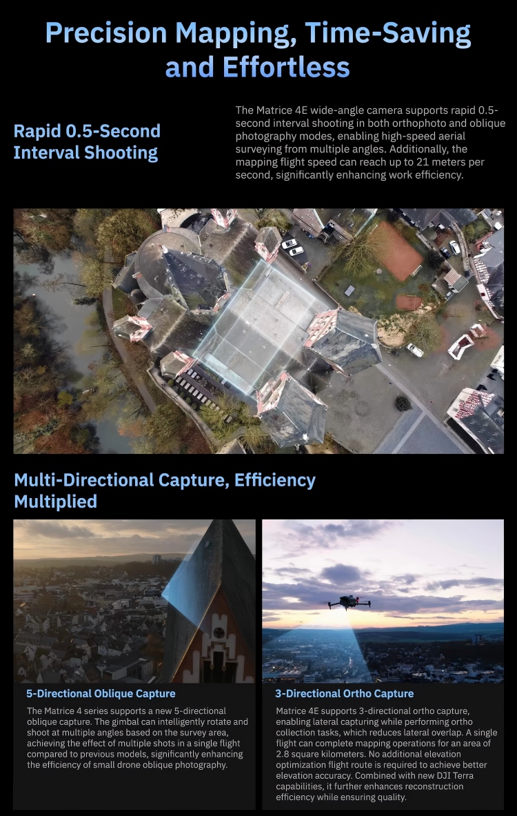 DJI Matrice 4 Series 4T Multispectral Drone