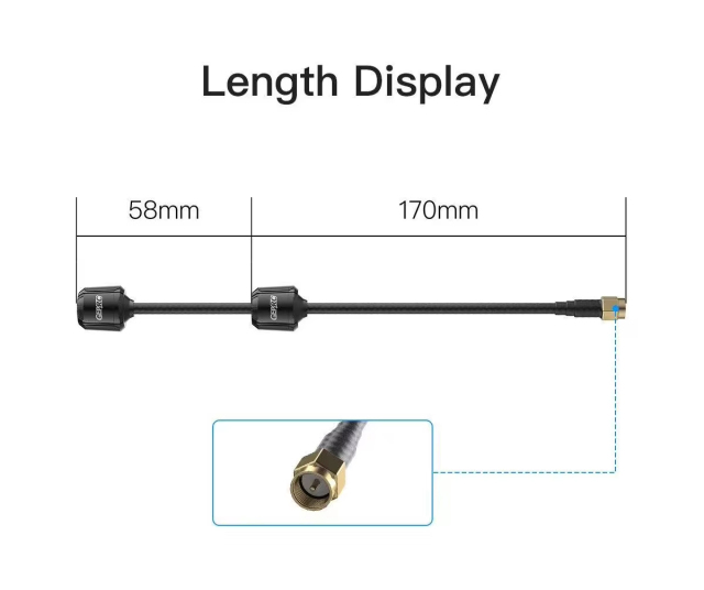 GEPRC Momoda2 4.9G 5.8G DUAL Antenna for FPV Drone
