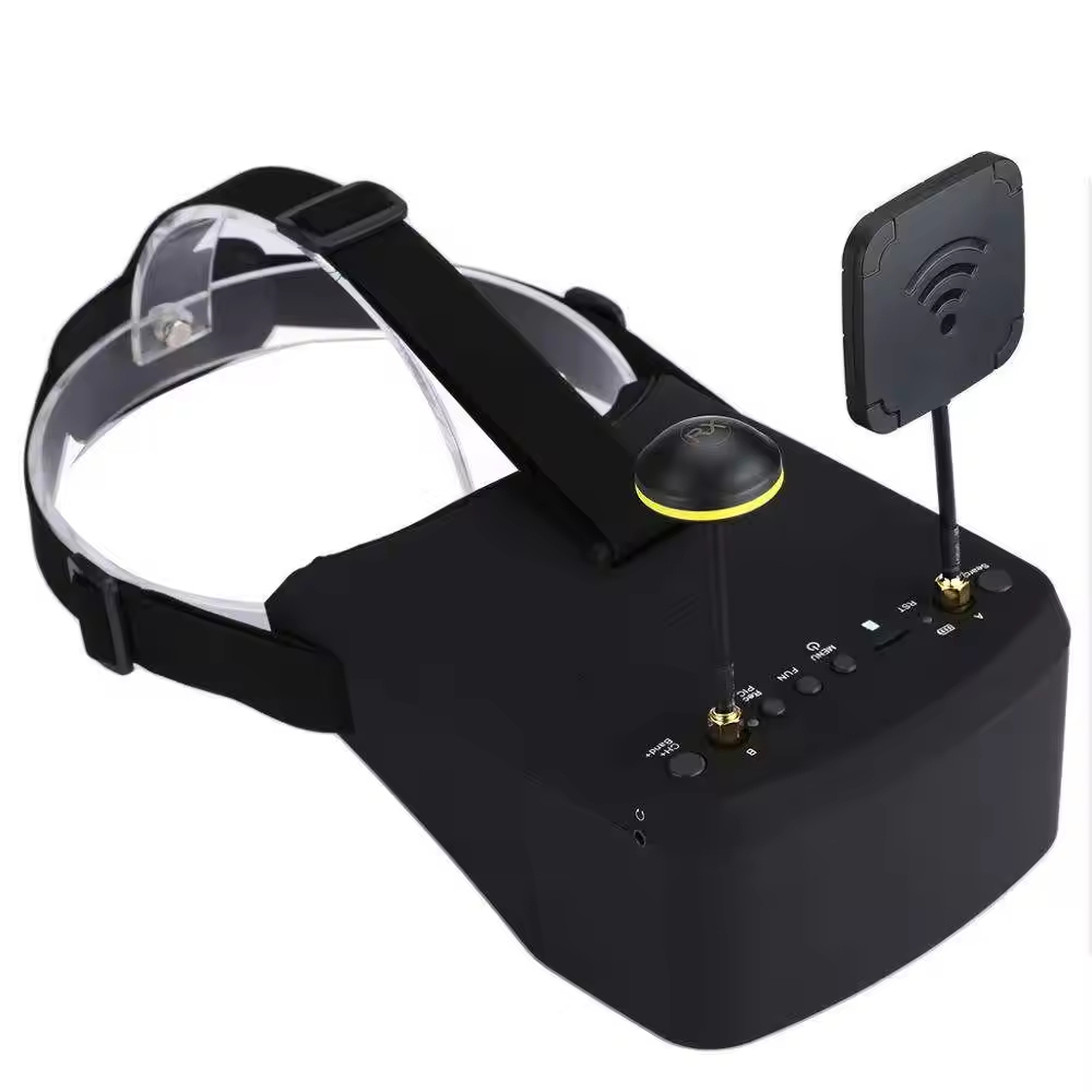 800D 5 Inch 40ch 5.8ghz FPV Goggles with Built in DVR and Split Monitor Design RC Parts