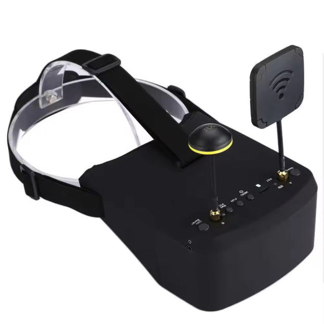 800D 5 Inch 40ch 5.8ghz FPV Goggles with Built in DVR and Split Monitor Design RC Parts