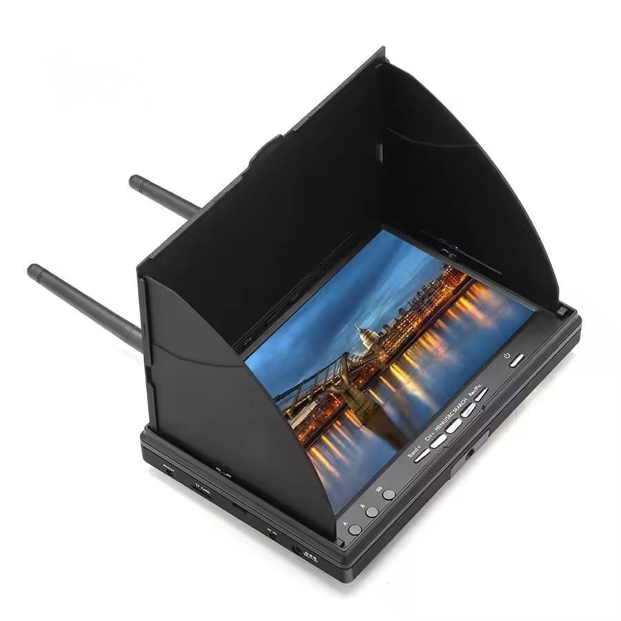 5802 7 Inch TFT LCD 800*480 600cd/m2 5.8GHz Diversity Receiver Monitor Toy Parts