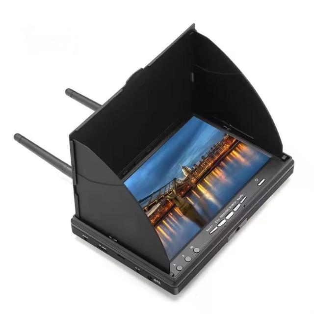 5802 7 Inch TFT LCD 800*480 600cd/m2 5.8GHz Diversity Receiver Monitor Toy Parts