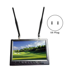 9 Inch 5.8G FPV Monitor LCD Screen 800X480 20Hz--20Khz Stereo Dual Receiver