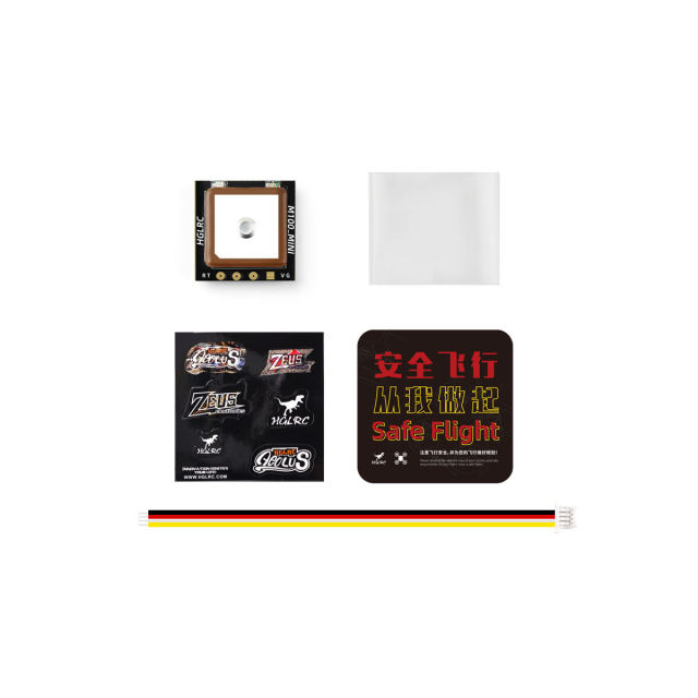 HGLRC M100 Mini GPS Module with Built-In Ceramic Antenna M10