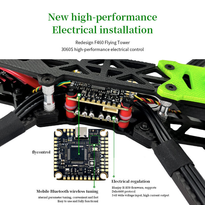 PFLY AO7 Mark 4 7inch F405 V3 60A FPV Analog FPV Drone