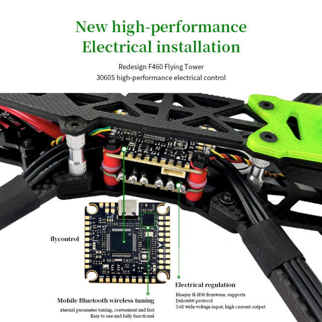 PFLY AO7 Mark 4 7inch F405 V3 60A FPV Analog FPV Drone