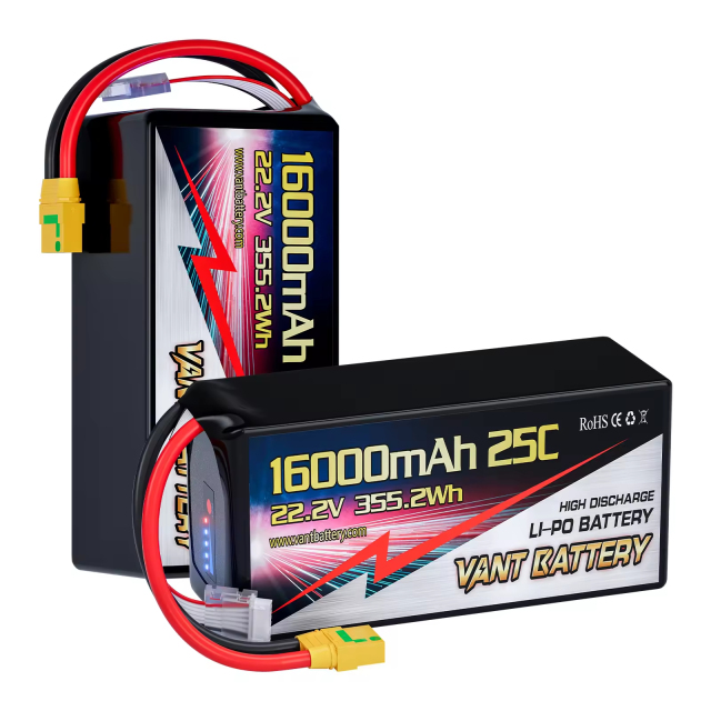 VANT FPV Drone Battery 4S/6S Lipo Battery 5200/6000/7500/8000/9500/10000/12000/16000/22000/30000mah XT60 Connector