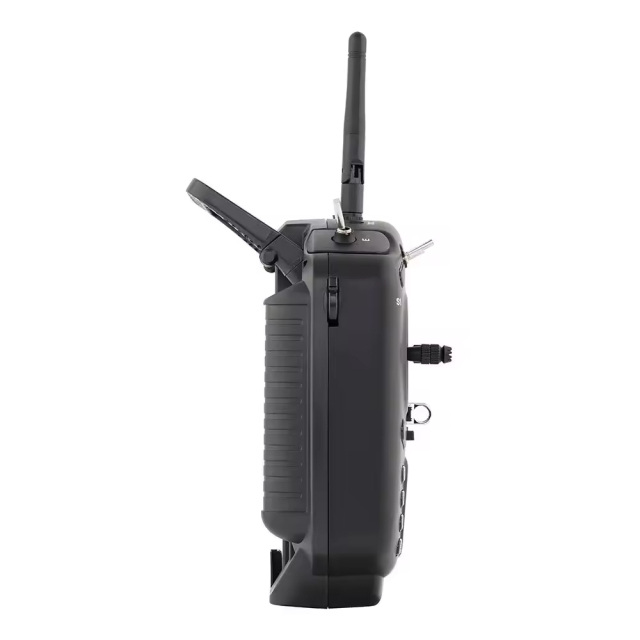 Drone controlled by TX12 radio transmitter remote control