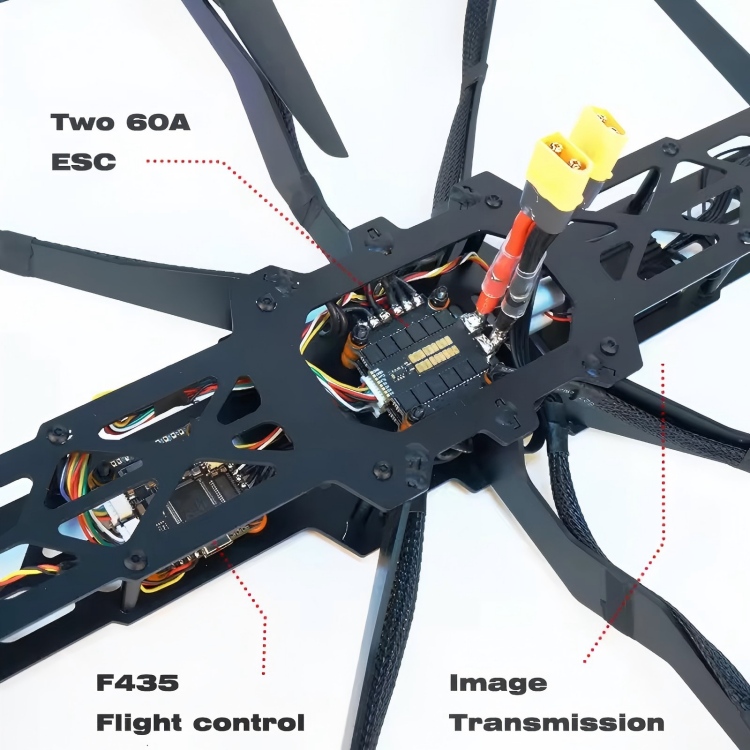 6 Axis 10 Inch FPV Drone