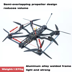 6 Axis 10 Inch FPV Drone