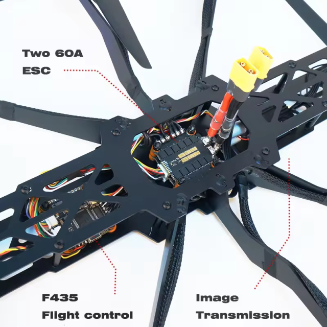 6 Axis 10 Inch FPV Drone