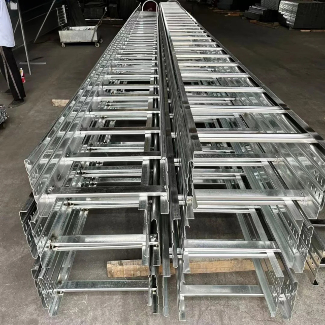 Ladder type management tray steel cable ladder