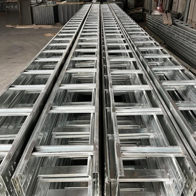 Hot-dip galvanized anti-corrosion cable tray ladder bridge
