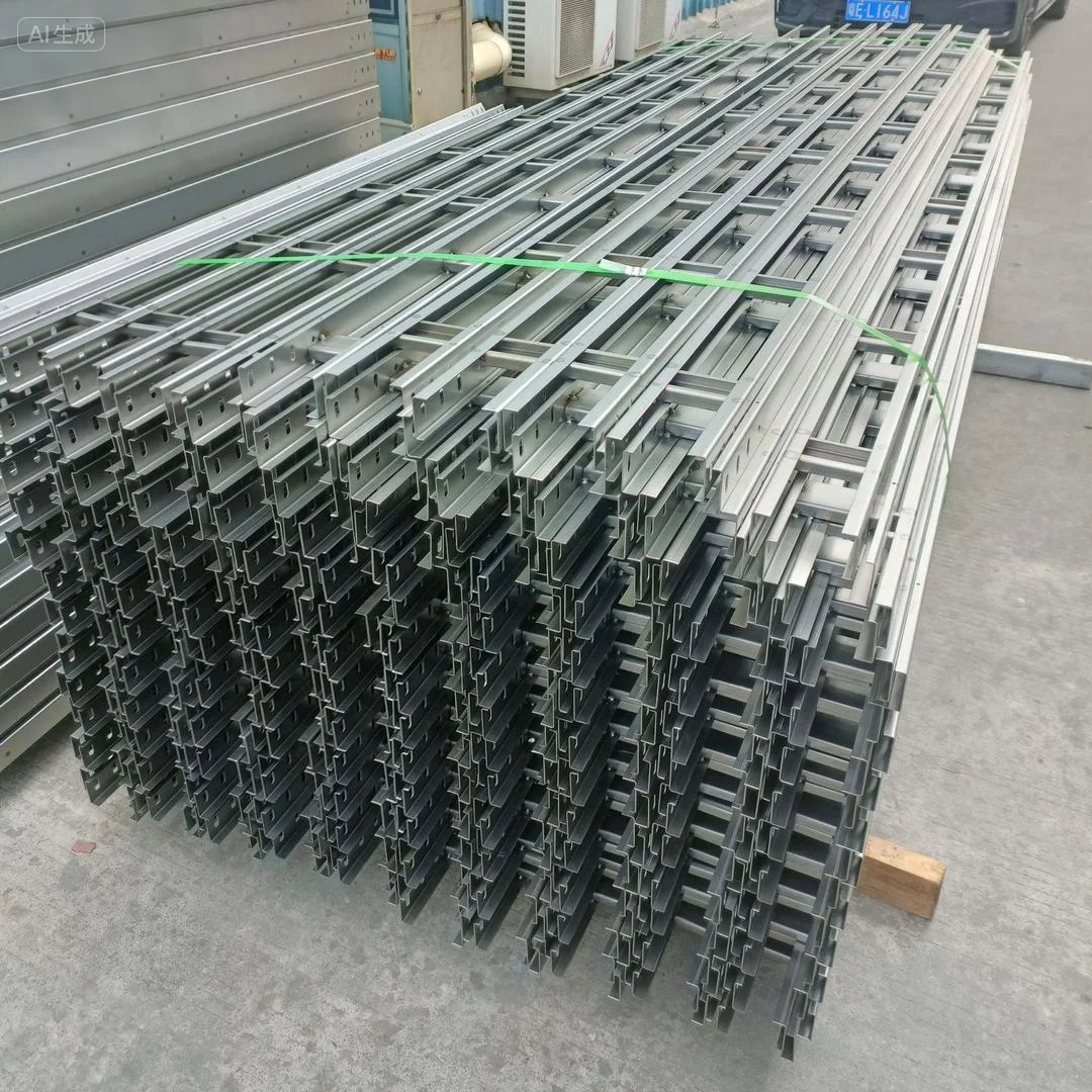 Electrostatic hot dip galvanized SS316 steel outdoor perforated tray type cable tray