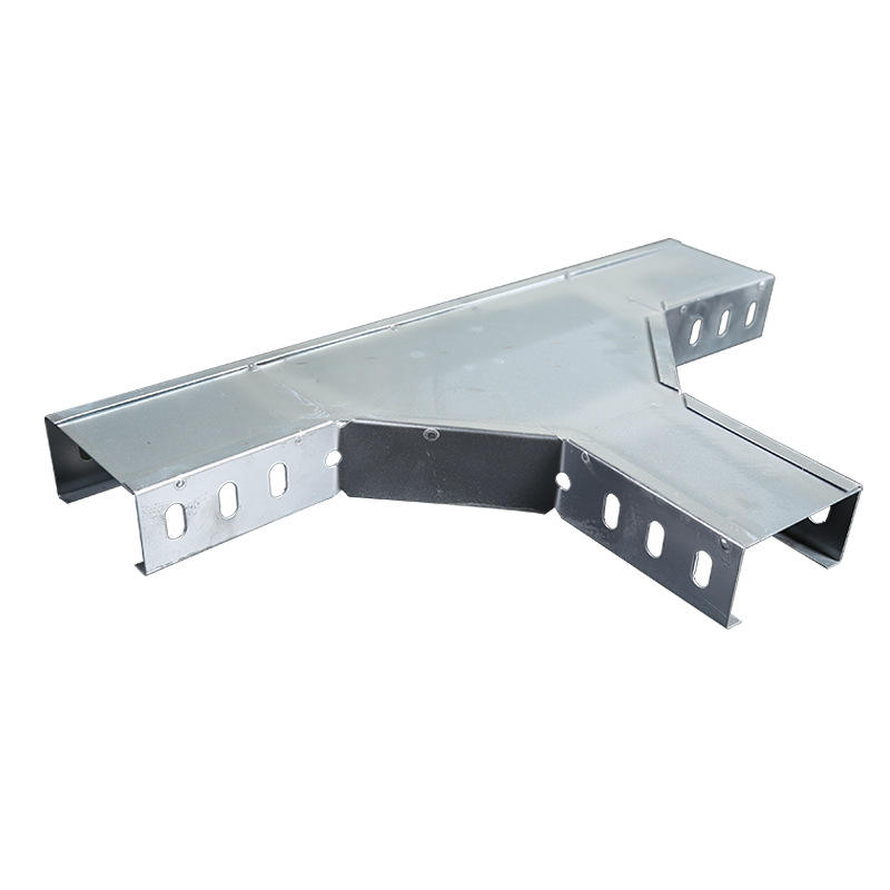 Galvanized elbow tee perforated cable tray connection accessories