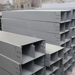 Cable ladder bridge, perforated aluminum spray trough bridge