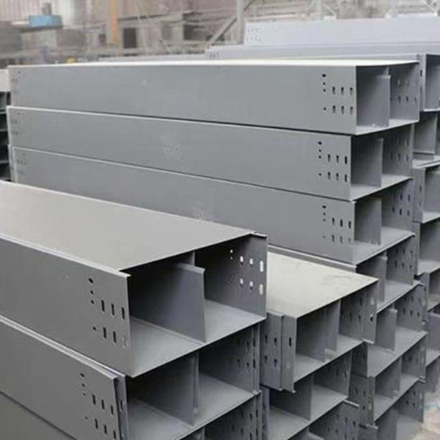 Cable ladder bridge, perforated aluminum spray trough bridge