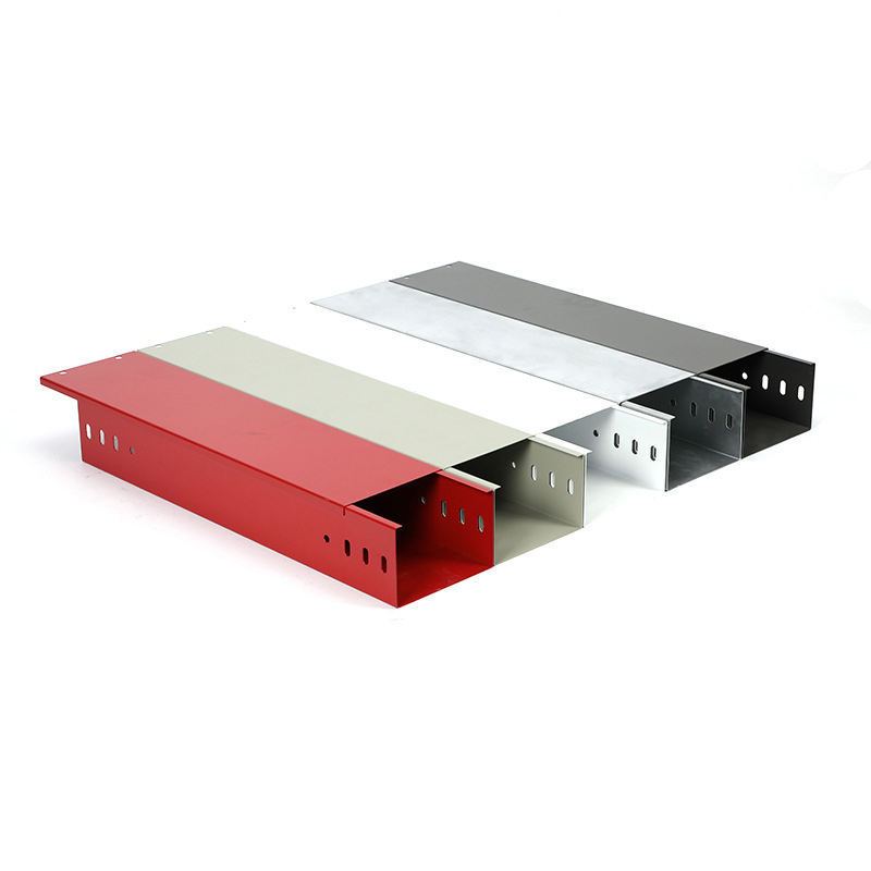 Heavy Duty Outdoor Aluminium Alloy Ventilated Type Perforated Fiber Optic Cable Tray Ladder Trough Ttype