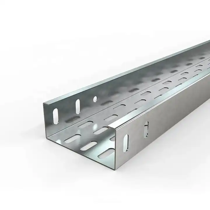 Electrostatic hot dip galvanized SS316 steel outdoor perforated tray type cable tray