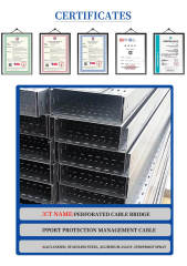 Engineering perforated cable tray outdoor waterproof galvanized cable tray