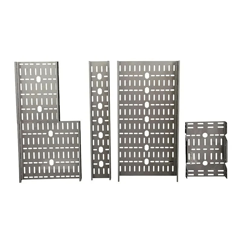 SS304 SS316L stainless steel flame retardant perforated cable tray system heavy weight perforated type
