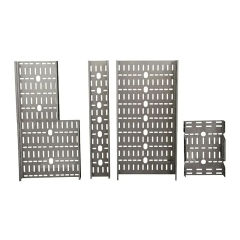 SS304 SS316L stainless steel flame retardant perforated cable tray system heavy weight perforated type