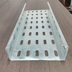 Cable tray, 100-100mm perforated cable tray, galvanized sheet