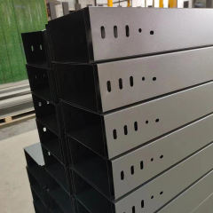 High-quality anti-corrosion galvanized cable tray, strong and durable, bottom slotted, strong adaptability