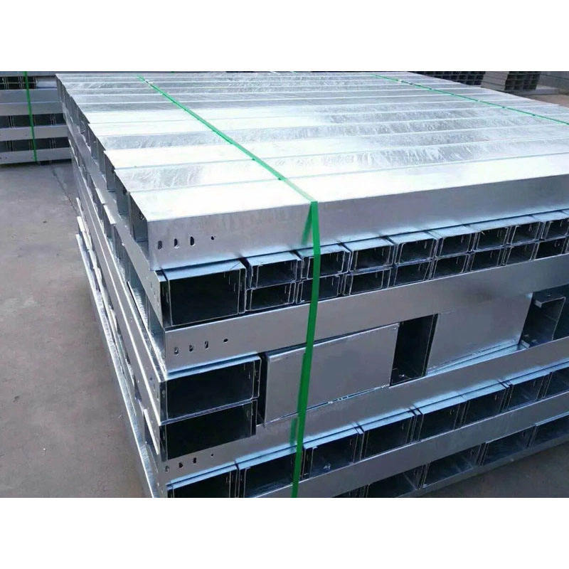 Electrostatic hot dip galvanized SS316 steel outdoor perforated tray type cable tray